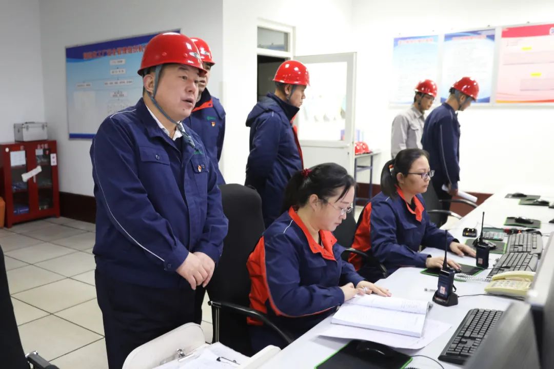 公司副总经理任开宇,刘洋,常晓飞,赵瑞参加检查.